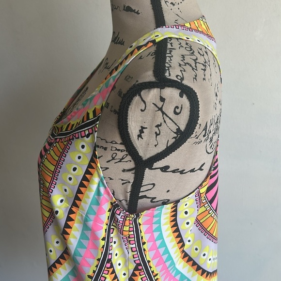 Mara Hoffman Aztec Print Colorful Tank Top Size Small - Picture 7 of 11